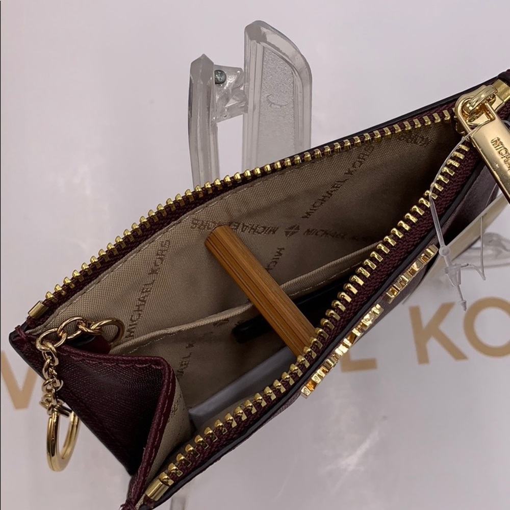 MICHAEL KORS JET SET TRAVEL SM TZ COINPOUCH W ID - Picture 3 of 16